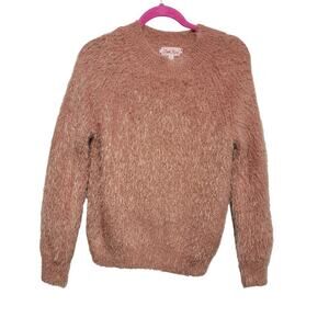Pink Rose Eyelash Sweater